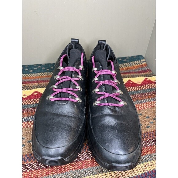 Cole Haan GrandExplore W10845 Black Women's Oxford Boot Leather Lace Up Size 9B - Picture 3 of 11